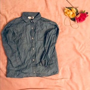 ✨ Jean Button-Up Shirt ✨